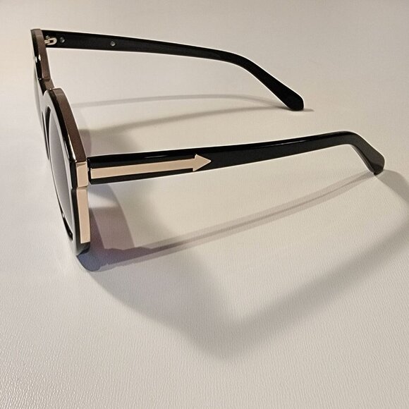 Karen Walker sunglasses, Super Duper Thistle With Case - Picture 4 of 7